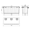 Ящик инструментальный FLYBOX (FLB1250) 1250x520x500