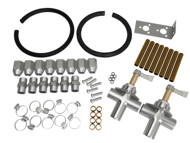Комплект подключения через краны